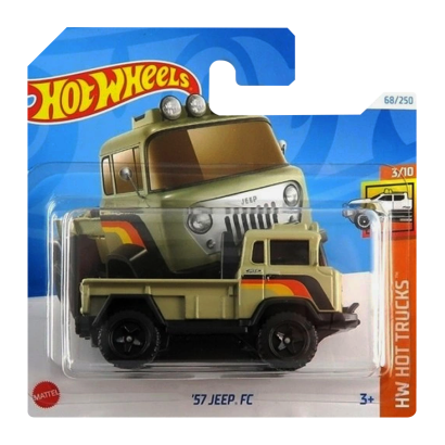 Машинка Базова Hot Wheels '57 Jeep FC Hot Trucks 1:64 HTC30 Brown - Retromagaz