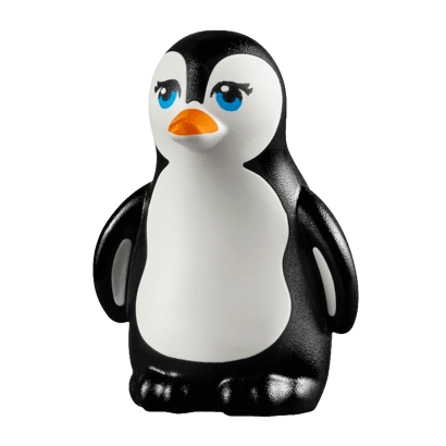 Фігурка Lego Земля Penguin Friends with Dark Azure Eyes Orange Beak and White Face and Stomach Animals 14733pb01 1 6052295 Black Б/У - Retromagaz