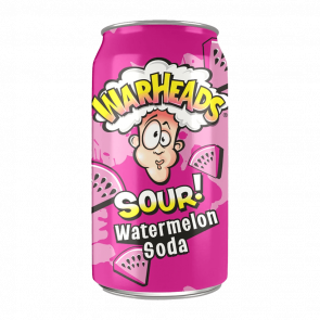 Напій Warheads Sour Watermelon Soda 330ml - Retromagaz