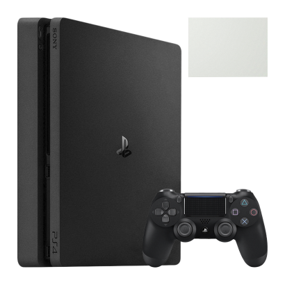 Набір Консоль Sony PlayStation 4 Slim 1TB Black Б/У  + Коробка White - Retromagaz