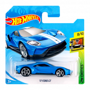 Машинка Базова Hot Wheels '17 Ford GT Exotics 1:64 FJY04 Blue - Retromagaz