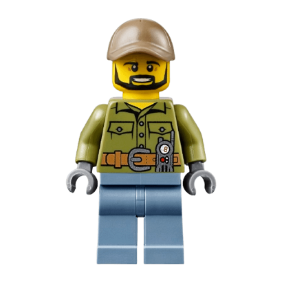 Фігурка Lego Volcano Explorers 973pb2454 Male Shirt with Belt and Radio City cty0695 Б/У - Retromagaz