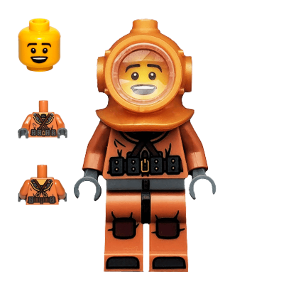 Фигурка Lego Series 8 Diver Collectible Minifigures col118 Б/У - Retromagaz