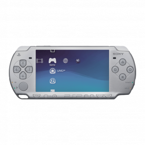 Консоль Sony PlayStation Portable Slim PSP-2ххх Crisis Core: Final Fantasy VII 10th Anniversary Модифицированная 32GB Silver + 5 Встроенных Игр Б/У - Retromagaz