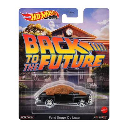 Машинка Premium Hot Wheels Back to the Future Ford Super De Luxe Rep. Entertainment 1:64 HKC25 Black - Retromagaz