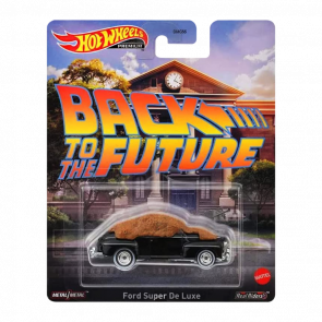 Машинка Premium Hot Wheels Back to the Future Ford Super De Luxe Rep. Entertainment 1:64 HKC25 Black - Retromagaz