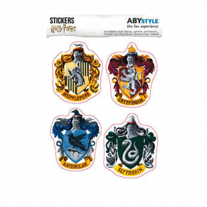 Наклейка Wizarding World Набор Стикеров Harry Potter Hogwarts Houses A5 Без Цвета - Retromagaz