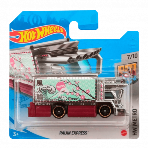 Машинка Базова Hot Wheels Raijin Express Art Cars 1:64 GTB63 Silver - Retromagaz