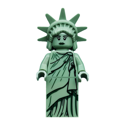 Фігурка Lego Series 6 Lady Liberty Collectible Minifigures col084a Б/У - Retromagaz