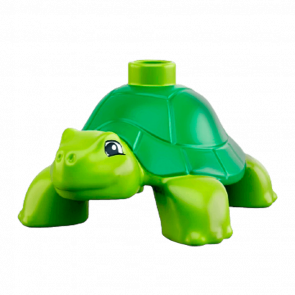 Фигурка Lego Animals Turtle with Green Back Pattern Duplo 98197pb01 1 4647977 6018390 6172886 Lime Б/У - Retromagaz