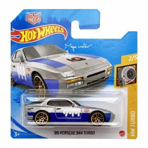 Машинка Базова Hot Wheels '89 Porsche 944 Turbo Magnus Walker Turbo 1:64 GRY56 Silver - Retromagaz