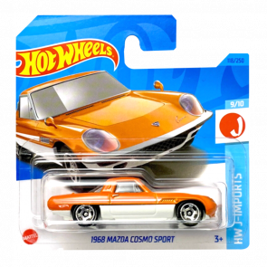 Машинка Базова Hot Wheels 1968 Mazda Cosmo Sport J-Imports 1:64 HKJ14 Orange - Retromagaz