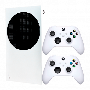 Набір Консоль Microsoft Xbox Series S 512GB White Б/У  + Геймпад Бездротовий Version 4 Robot