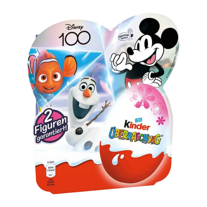 Шоколадное Яйцо Kinder 4шт Surprise Disney 100 Years of Wonder - Retromagaz