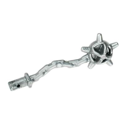 Оружие Lego Другое Spiked Flail Mace 59232 4611880 Flat Silver 2шт Б/У - Retromagaz