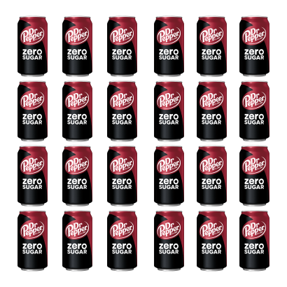 Набор Напиток Dr Pepper Zero Diet 330ml 24шт - Retromagaz