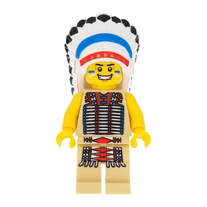 Фигурка Lego Series 3 Tribal Chief Collectible Minifigures col034 Б/У - Retromagaz