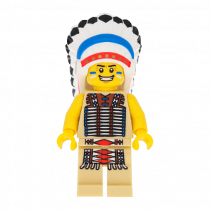 Фигурка Lego Series 3 Tribal Chief Collectible Minifigures col034 Б/У