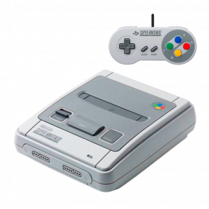 Набір Консоль Nintendo SNES Classic Mini Europe Light Grey + 20 Вбудованих Ігор Б/У + Геймпад Дротовий 2.2m - Retromagaz