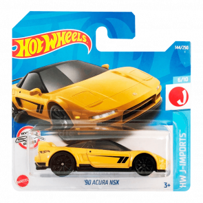 Машинка Базовая Hot Wheels '90 Acura NSX J-Imports 1:64 HCX58 Yellow