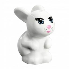 Фігурка Lego Земля Bunny Rabbit Friends Bright Light Blue Eyes Animals 98387pb01 1 4648075 6017059 White Б/У