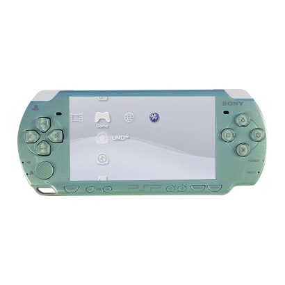 Консоль Sony PlayStation Portable Slim PSP-2ххх Модифікована 32GB Mint Green + 5 Вбудованих Ігор Б/У - Retromagaz