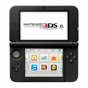 Консоль Nintendo 3DS XL Модифицированная 32GB Black + 10 Встроенных Игр Б/У