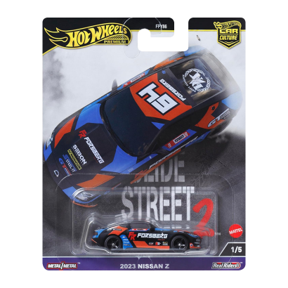 Машинка Premium Hot Wheels 2023 Nissan Z Slide Street 1:64 HKC86 Black - Retromagaz