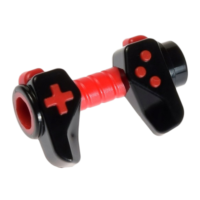 Другое Lego Game Controller Holes on Sides for Bar with Black Buttons and Center Handle 65080pb01 6285530 Black Б/У - Retromagaz