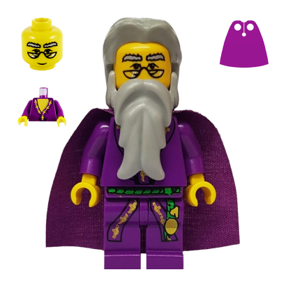 Фігурка Lego Harry Potter Albus Dumbledore Yellow Version Films hp008 Б/У - Retromagaz