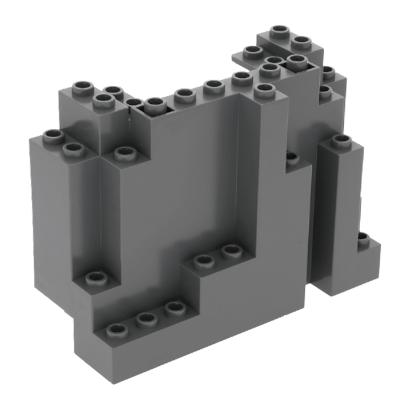 Скеля Lego Панель Rectangular 4 x 10 x 6 6082 60052 4279446 Dark Bluish Grey Б/У - Retromagaz