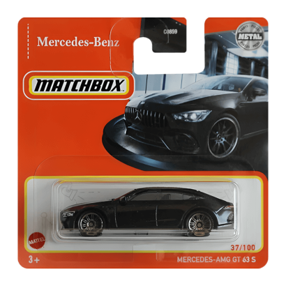 Машинка Большой Город Matchbox 2019 Mercedes-Benz AMG GT 63 S Showroom 1:64 GXM55 Black - Retromagaz