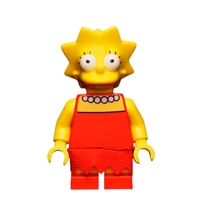 Фігурка Lego The Simpsons Lisa Simpson with Wide Open Eyes Cartoons sim010 Б/У - Retromagaz