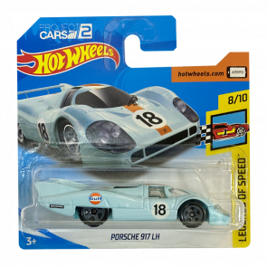 Машинка Базова Hot Wheels Porsche 917 LH Gulf Project Cars 2 Legends of Speed 1:64 FJV93 Blue - Retromagaz