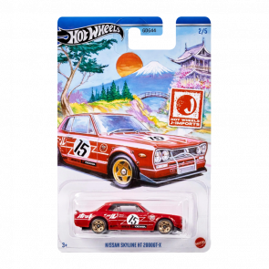 Тематическая Машинка Hot Wheels Nissan Skyline HT 2000GT-X J-Imports 1:64 HWR57/HRT01 Red - Retromagaz