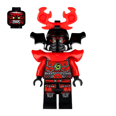 Фигурка Lego Stone Army Warrior Red Face Ninjago njo075 Б/У - Retromagaz