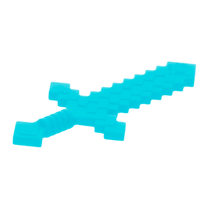 Оружие Lego Minecraft Sword Pixelated 18787 6093623 Medium Azure Б/У - Retromagaz