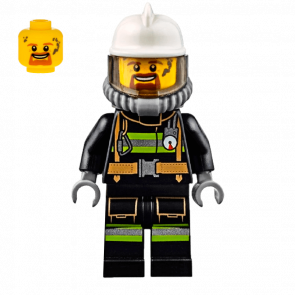 Фигурка Lego Fire 973pb1302 Reflective Stripes with Utility Belt City cty0626 Б/У - Retromagaz