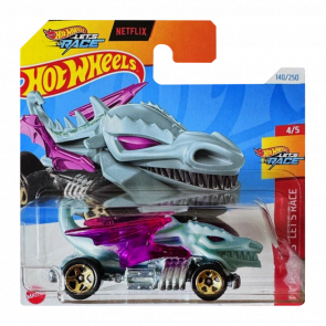 Машинка Базовая Hot Wheels Dragon Blaster Let's Race 1:64 HTC10 Blue