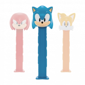 Цукерки Жувальні PEZ Sonic в Асортименті 2 Pieces з Іграшкою 16.4g - Retromagaz