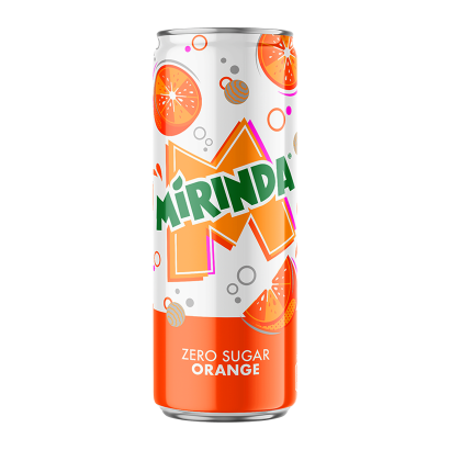 Напиток Mirinda Orange Zero Sugar 330ml - Retromagaz