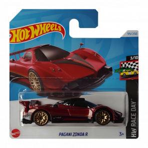 Машинка Базова Hot Wheels Pagani Zonda R Race Day 1:64 HTC78 Red - Retromagaz