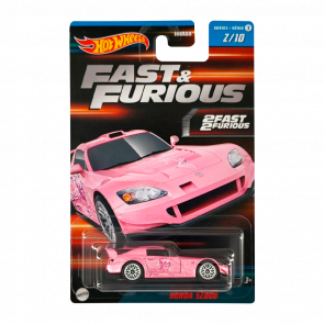 Тематична Машинка Hot Wheels Honda S2000 Fast & Furious 1:64 HNR88/HNT12 Pink - Retromagaz