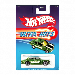 Тематична Машинка Hot Wheels '71 Datsun 510 Ultra Hots 1:64 HDG52/HRX09 Green - Retromagaz