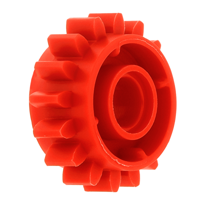 Technic Lego Шестерня 4шт 16 Tooth Clutch on Both Sides 18946 6100930 Red Б/У - Retromagaz