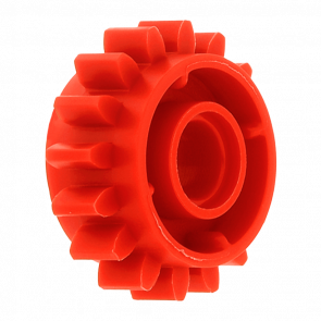 Technic Lego Шестерня 4шт 16 Tooth Clutch on Both Sides 18946 6100930 Red Б/У - Retromagaz