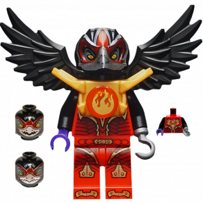 Фігурка Lego Raven Tribe Razar Fire Chi Legends of Chima loc090 Б/У - Retromagaz