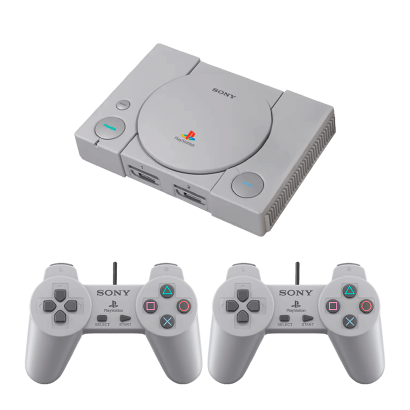 Консоль Sony PlayStation 1 Classic Grey + 20 Вбудованих Ігор Б/У - Retromagaz