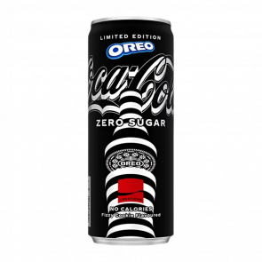 Напій Coca-Cola x Oreo Limited Edition Zero Sugar 250ml - Retromagaz