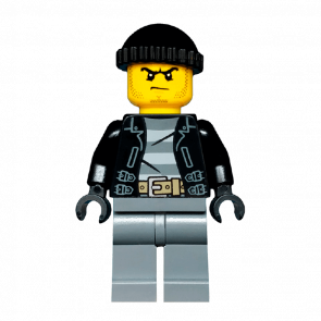 Фигурка Lego Police 973pb1550 Bandit Male City cty0452 Б/У